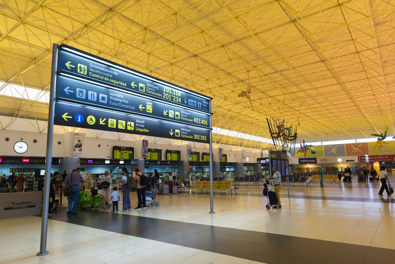 El Aeropuerto de Gran Canaria tiene una sola terminal de pasajeros.